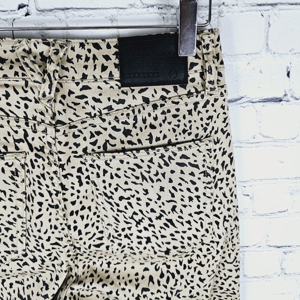 VOLCOM | Liberator high rise printed skinny stretch jeans